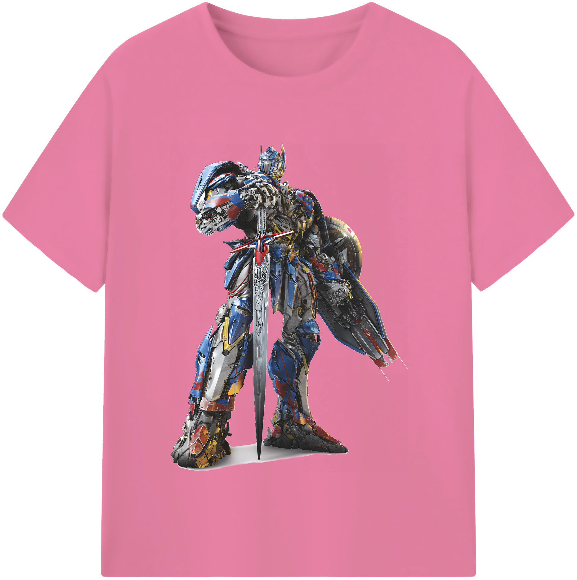 （画像用） Transformers トランスフォーマー 綿100％半袖Tシャツ（フロントプリント）